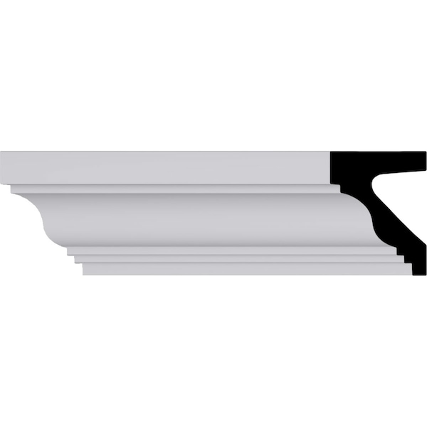 Ekena Millwork 4 1/2"H x 3 1/2"P x 94 1/2"L Standard Moulding MLD04X03ST - main